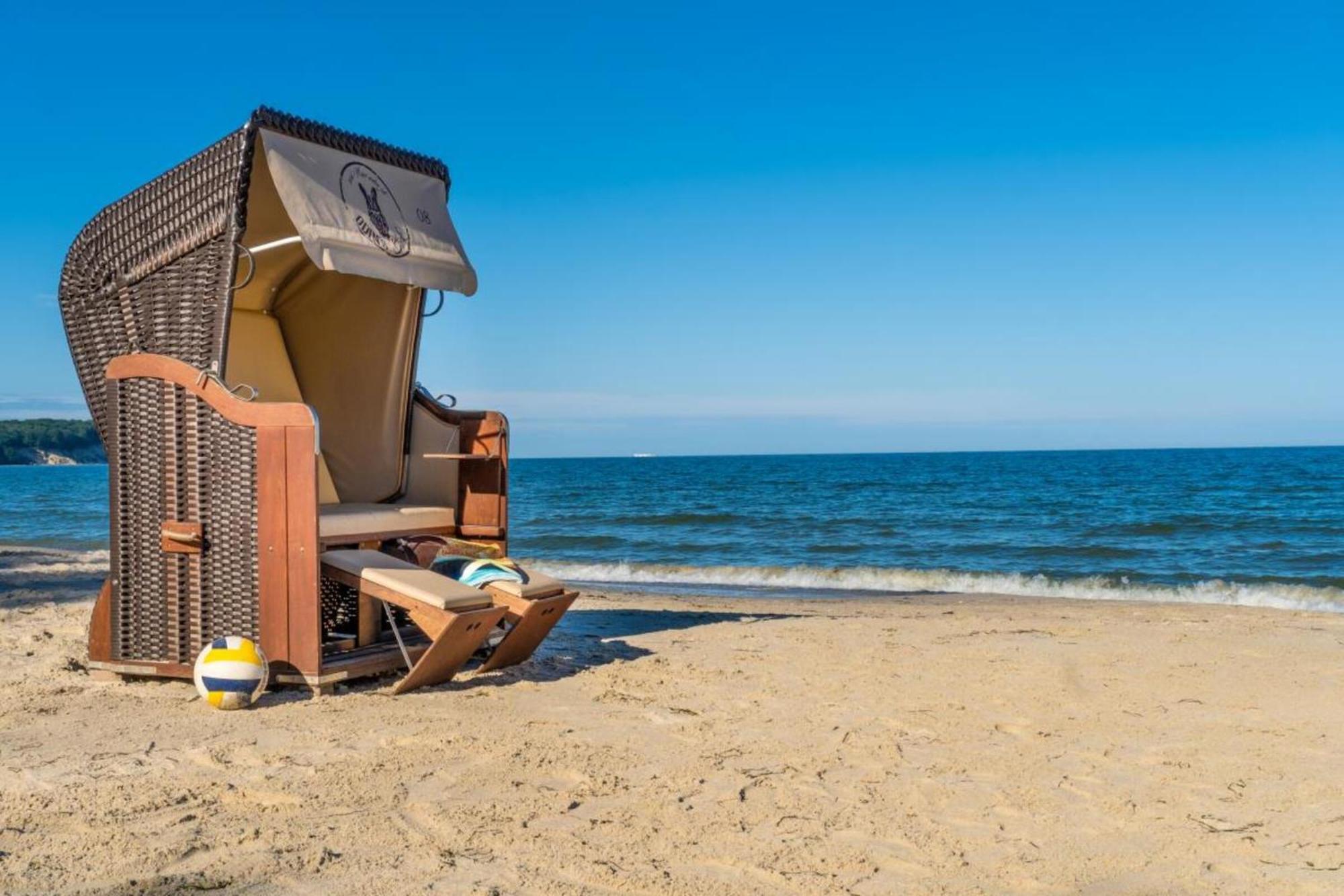 Traumhaftes Appartement - Odins Blick Wohnung 13 , Sauna Und Privatstrand, Blick Zur Ostsee Лоббе Экстерьер фото